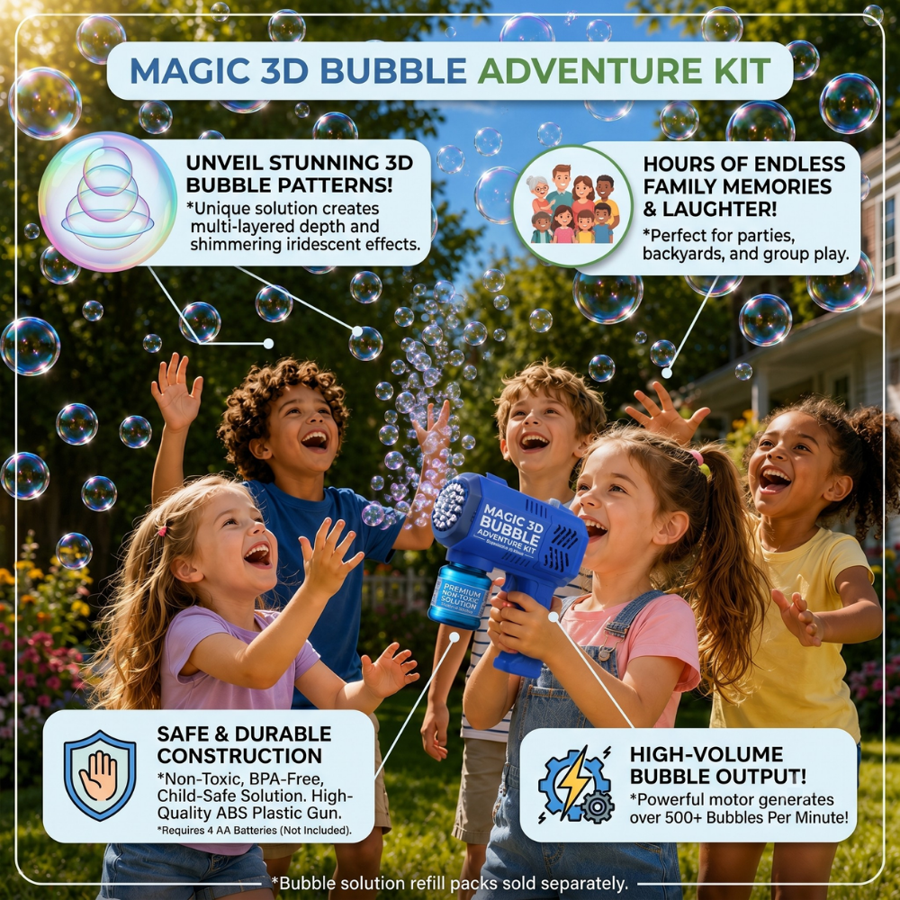 Magic 3D Bubble Adventure Kit