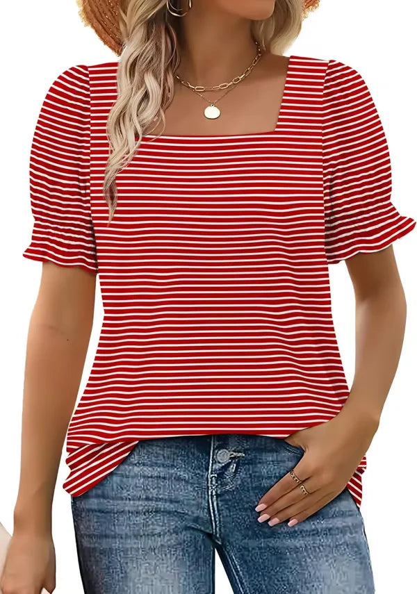 Gaia - Square Neck Top