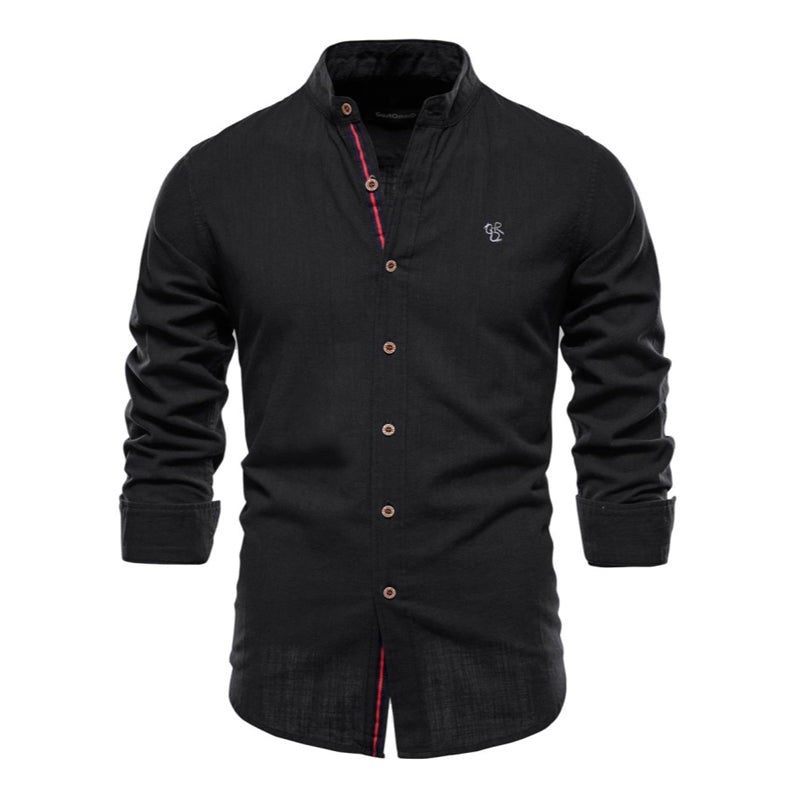 MEN'S COTTON LINEN SHIRT 93795703X