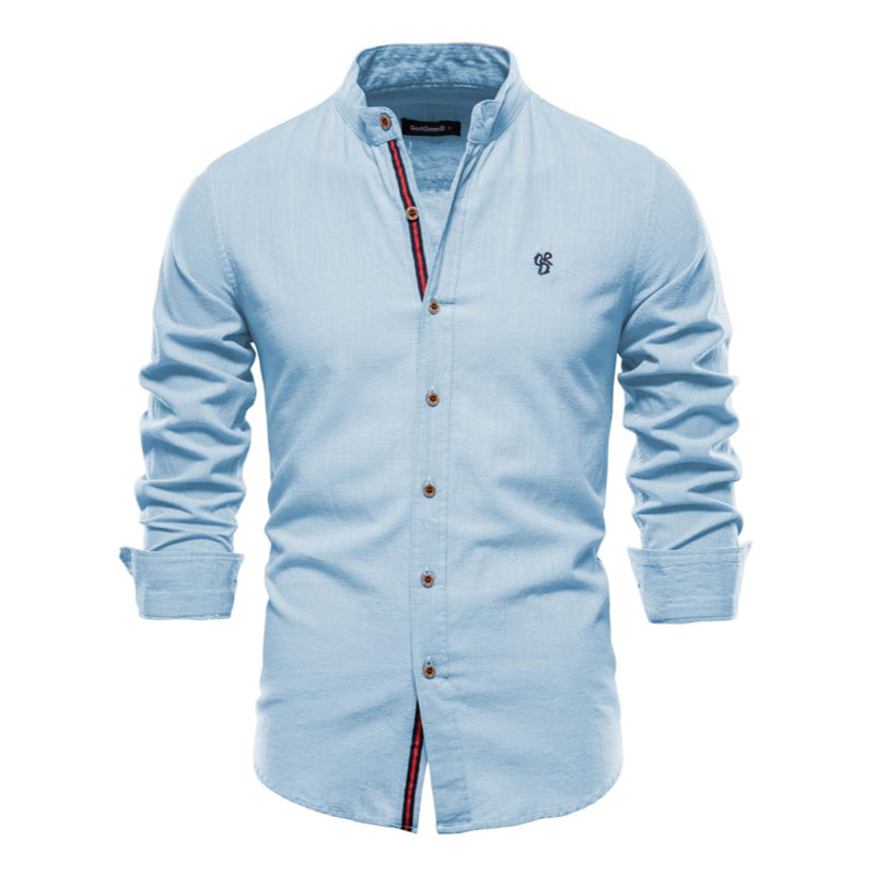MEN'S COTTON LINEN SHIRT 93795703X