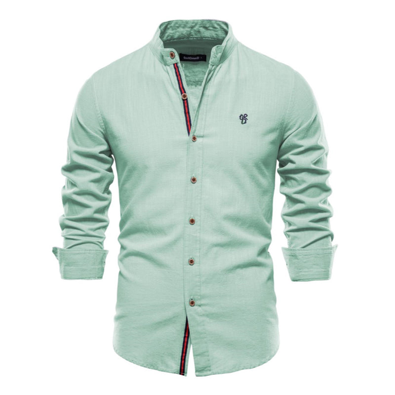 MEN'S COTTON LINEN SHIRT 93795703X