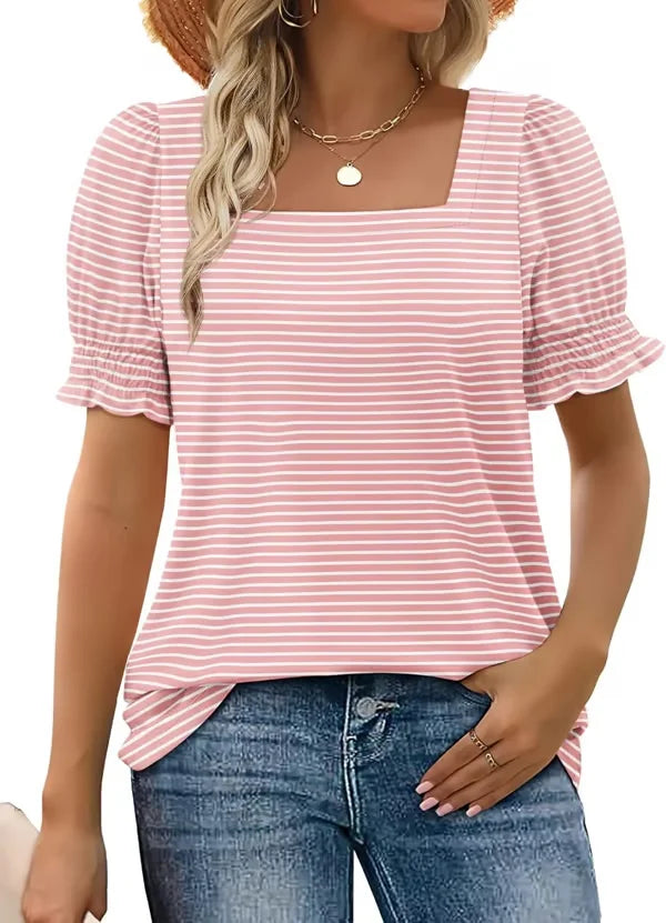 Gaia - Square Neck Top