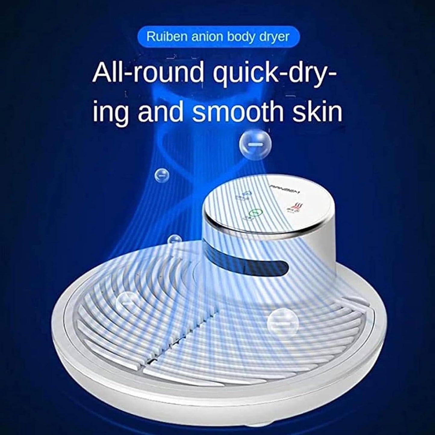 Full-Body Ionic Shower Dryer — Hot/Cold Air, Heavy-Duty Base (1 + 1 FREE)