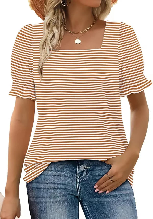 Gaia - Square Neck Top