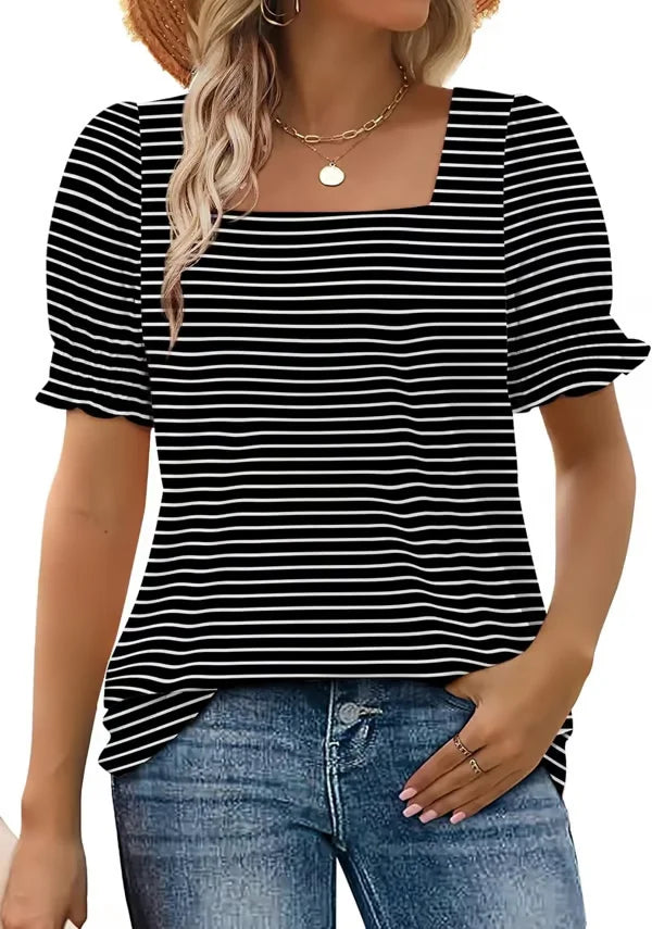 Gaia - Square Neck Top