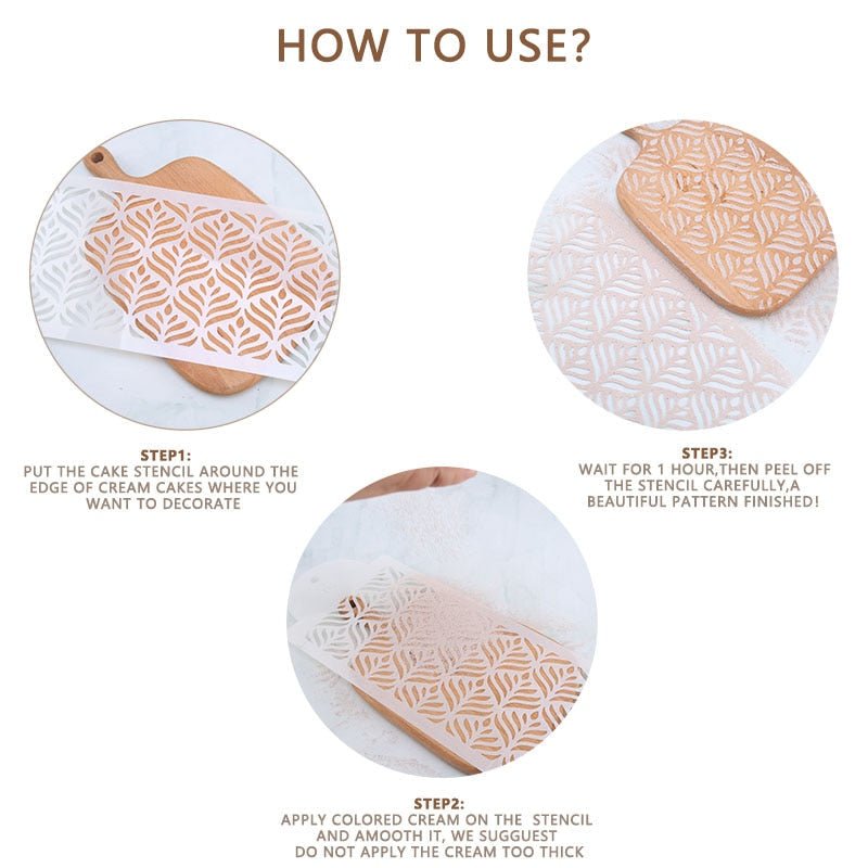 Cake Decoration Stencil