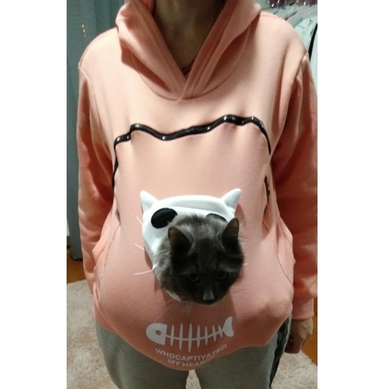 Cat Lovers Hoodie Cuddle Pouch