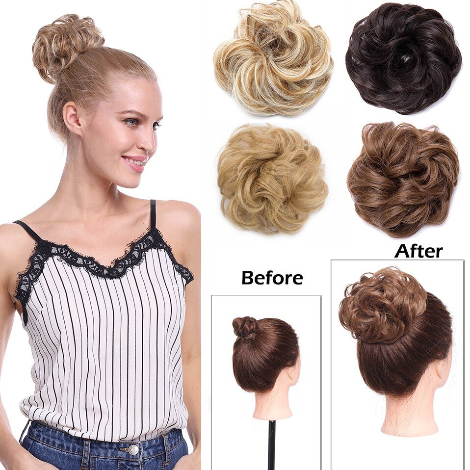(1 + 1 Free) Curly Bun Extension