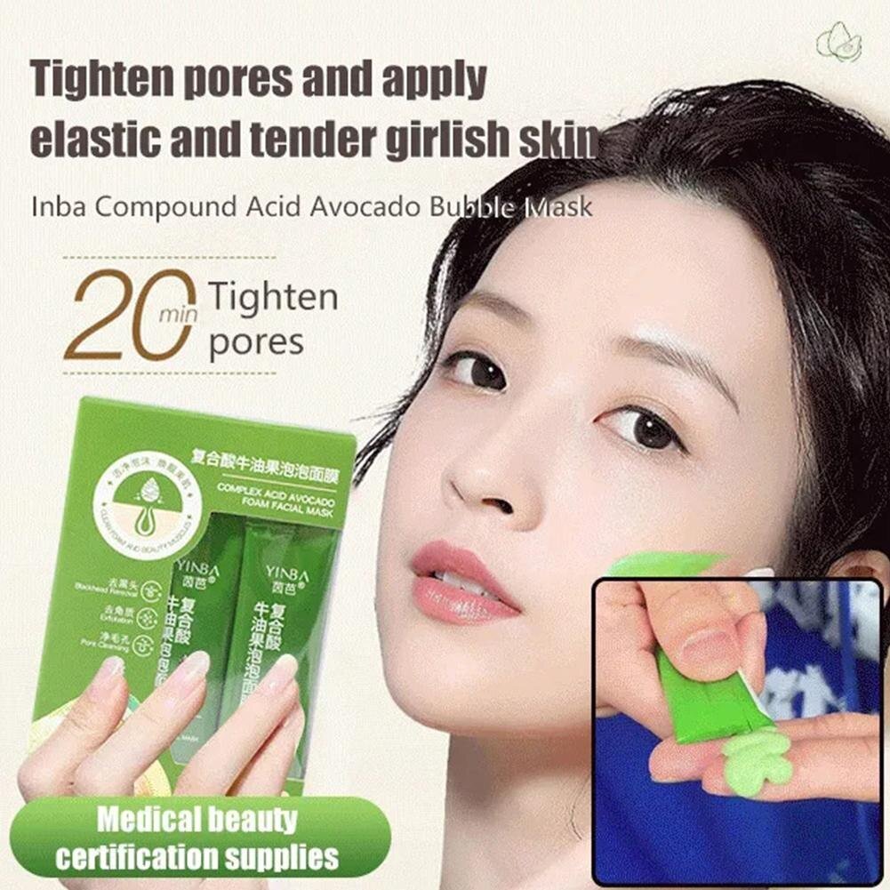 Deep Cleaning Avocado Bubble Mask