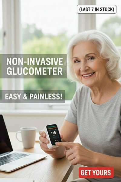SUPER Non-Invasive Blood Glucose Monitor — 5-Second Readout | Bayer - 99% Accuracy 8-1