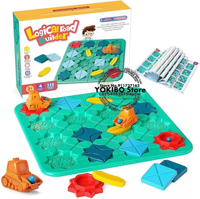 Educational Puzzle Track Car