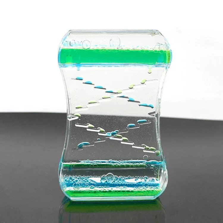 Floating Liquid Hourglass