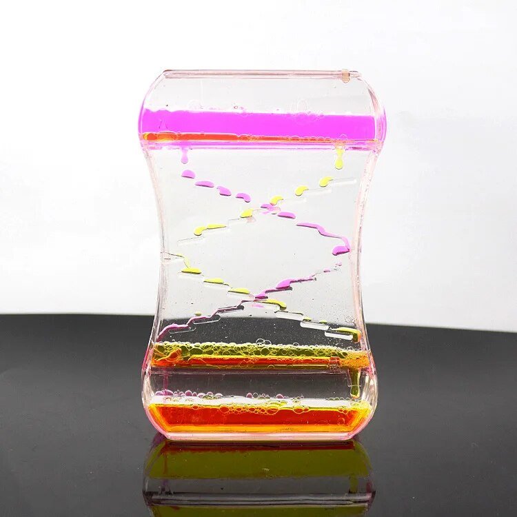 Floating Liquid Hourglass