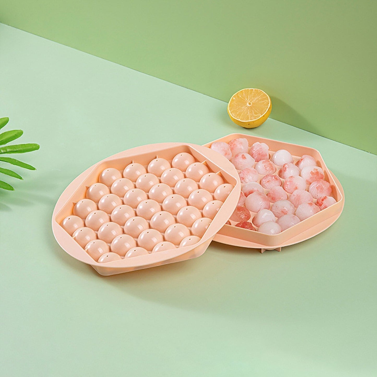 Hexagon Round Ice Cube Tray