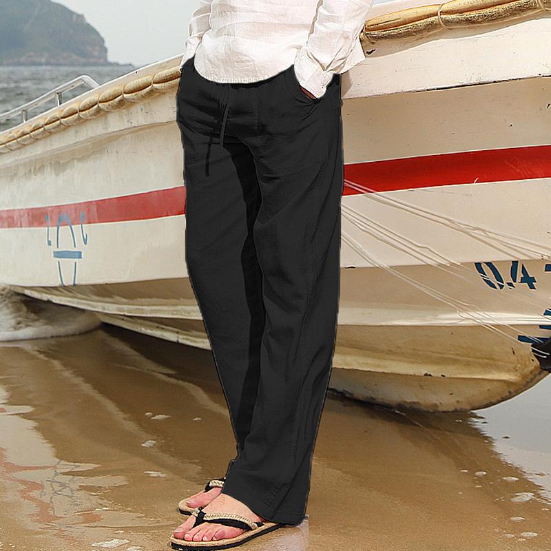 Men's Casual Solid Color Pants 84660129Y