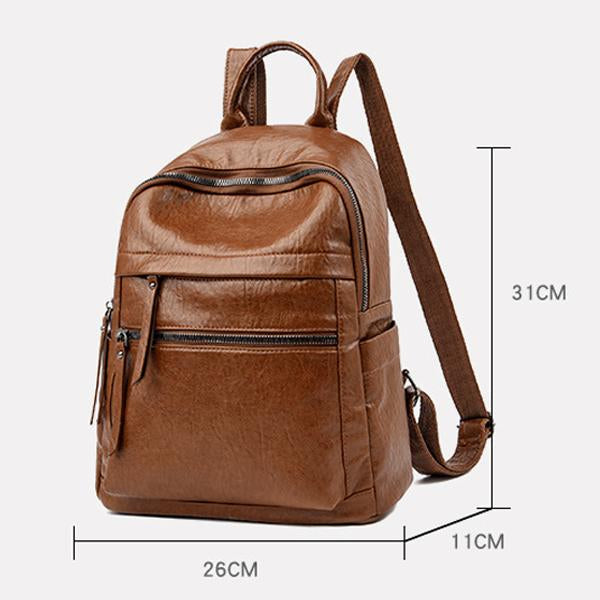 VINTAGE SOFT LEATHER BACKPACK 14956620X