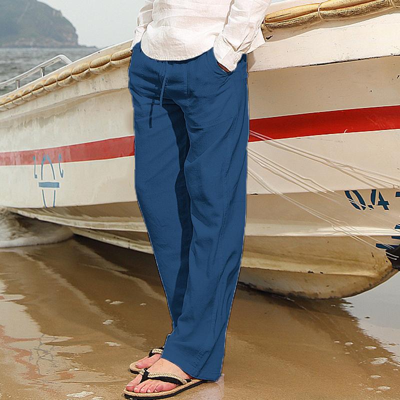 Men's Casual Solid Color Pants 84660129Y