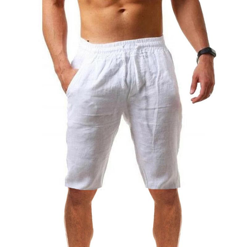 Men's Casual Solid Color Shorts 87419178Y