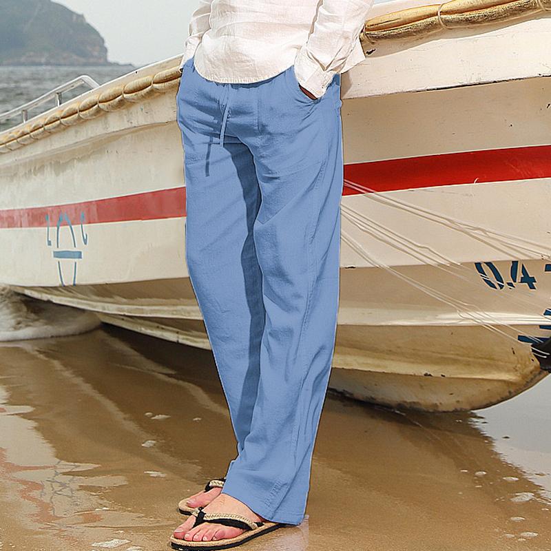 Men's Casual Solid Color Pants 84660129Y