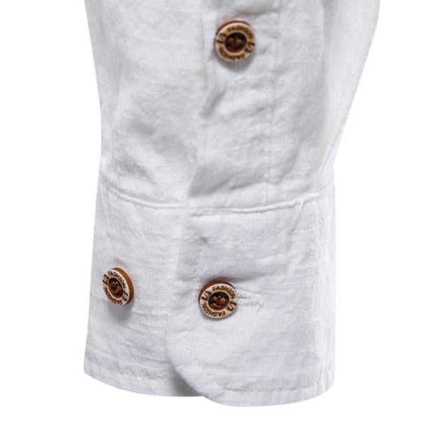 MEN'S COTTON LINEN SHIRT 93795703X