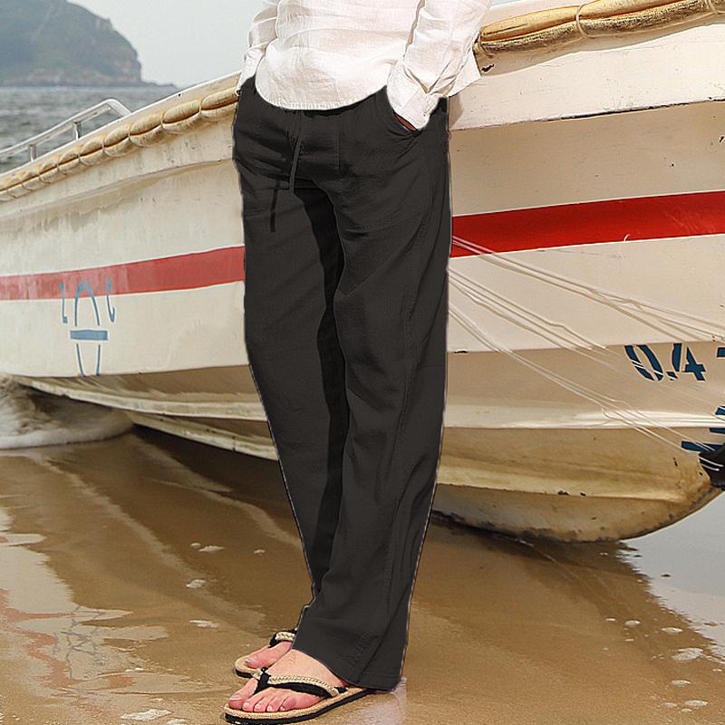 Men's Casual Solid Color Pants 84660129Y