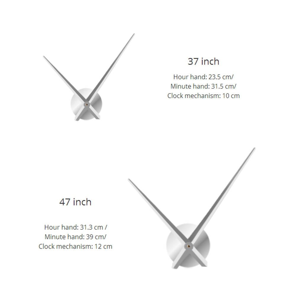 Large 3D DIY Wall Clock