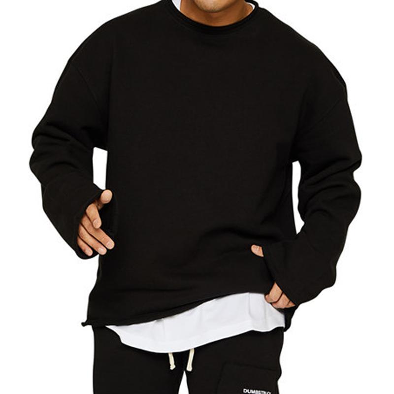 Men's Round Neck Loose Fit Casual Sweatshirt 16815807Z