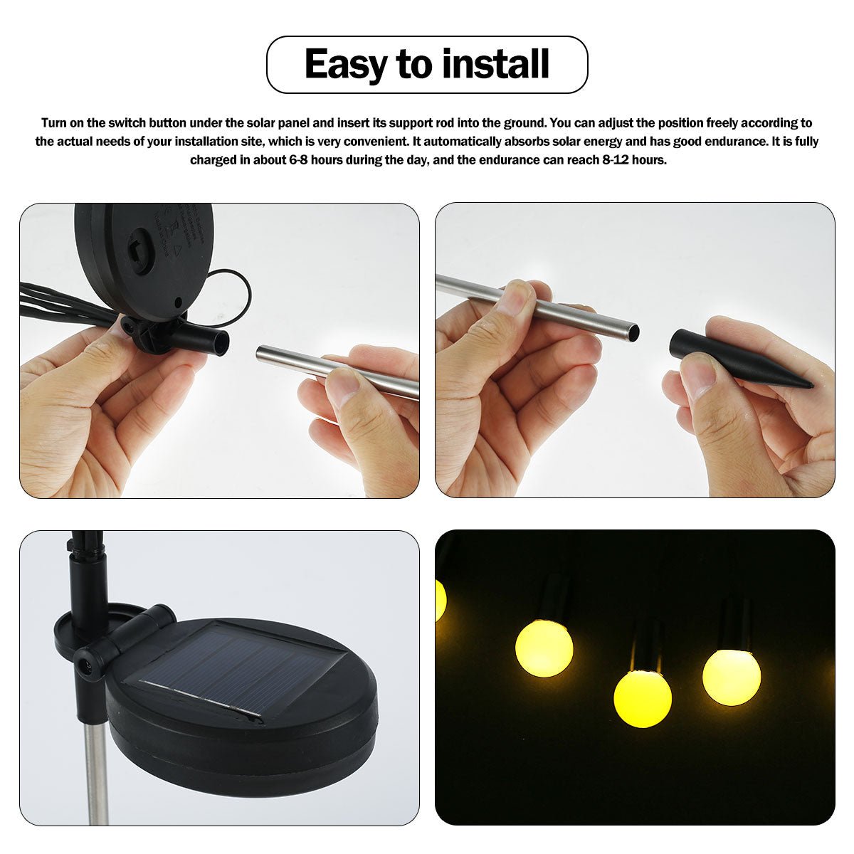 Solar LED Light Landscape Lights