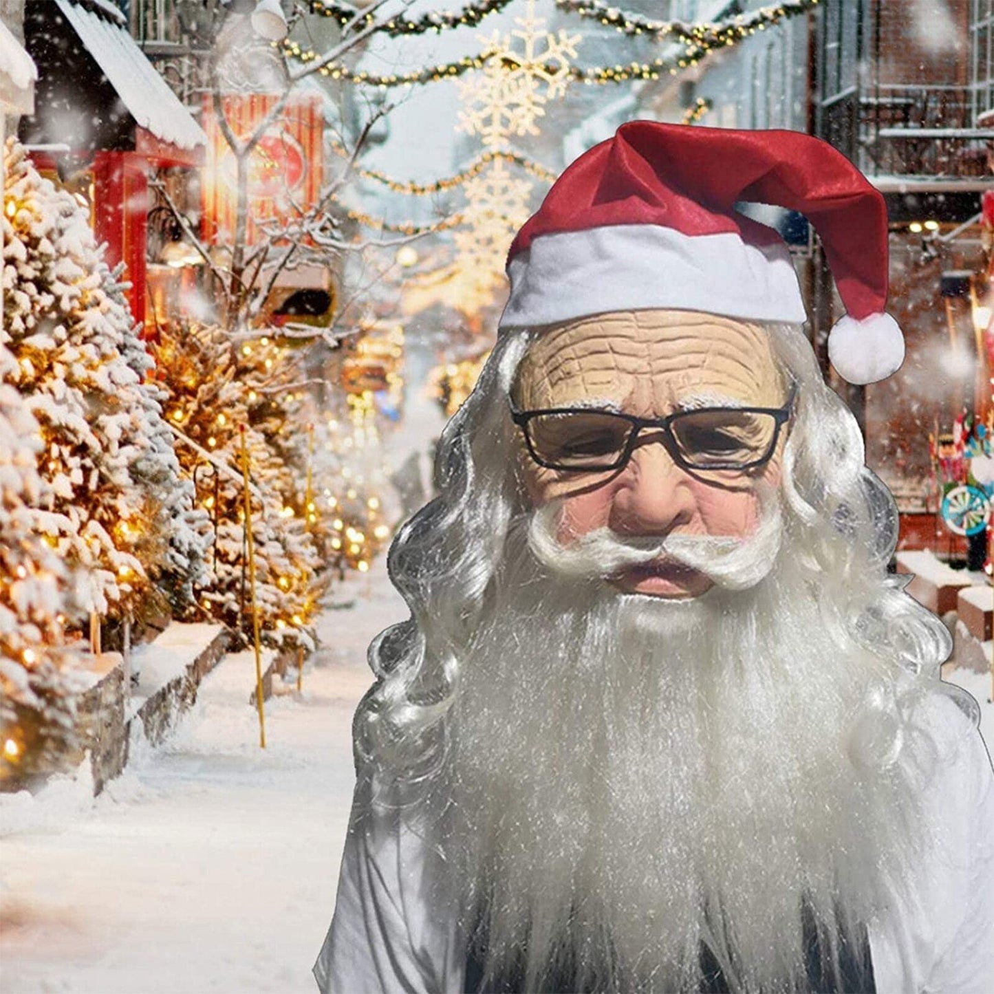 Unisex Christmas Mask Santa Claus