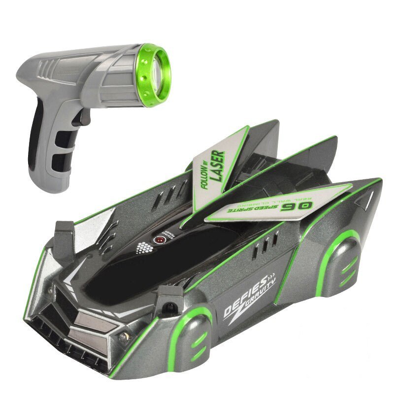 Wall Climbing Car Laser Tracking