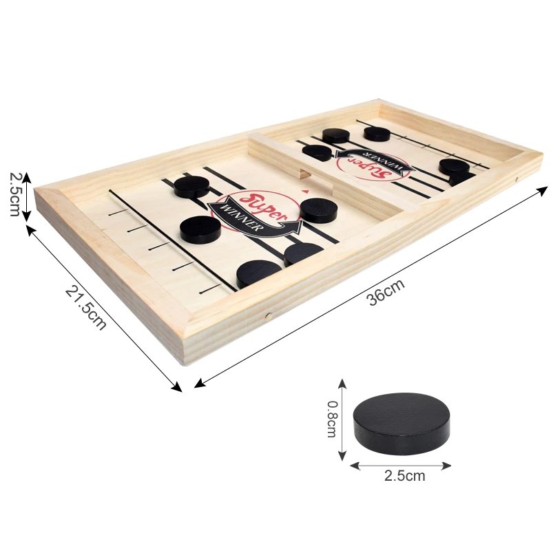 Wooden hockey board