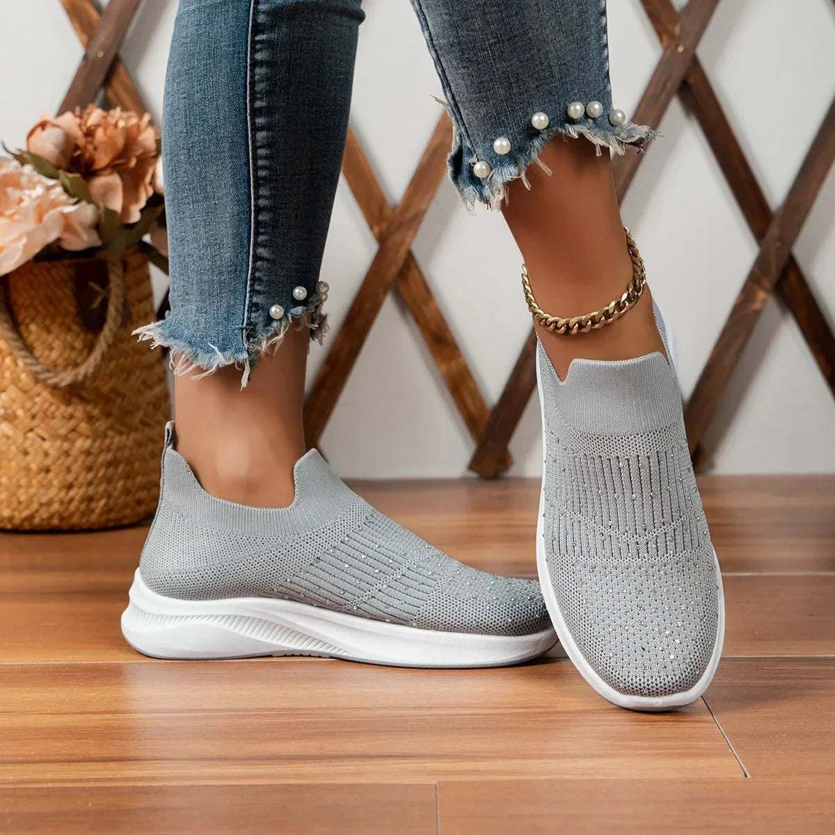 Zapatillas Crystal Elegance
