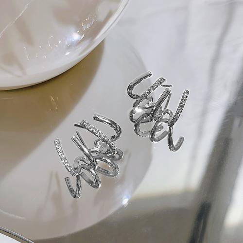 Zircon Crystal Geometric Earrings