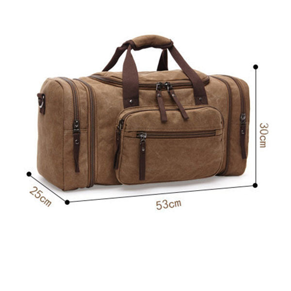 VINTAGE CASUAL LARGE CAPACITY CANVAS TOTE BAG Travel Bag
