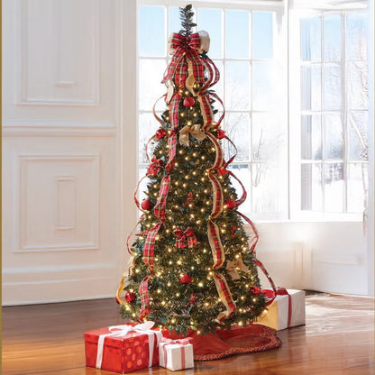 HolidayGlimmer 7½-ft Pop-Up Pre-Lit Christmas Tree