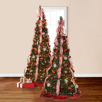 HolidayGlimmer 7½-ft Pop-Up Pre-Lit Christmas Tree