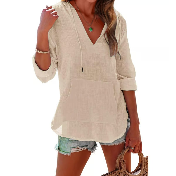 Sandy - Hooded Blouse