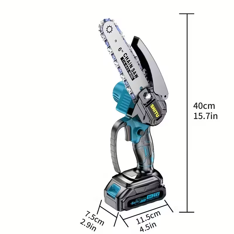 TreeTrim Pro Mini Cordless Chainsaw — Portable, Lightweight & Powerful