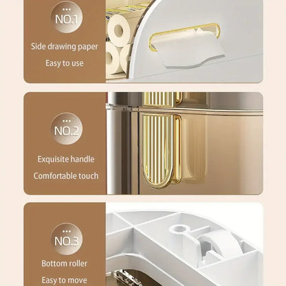 SMART Rolling Bathroom Cabinet