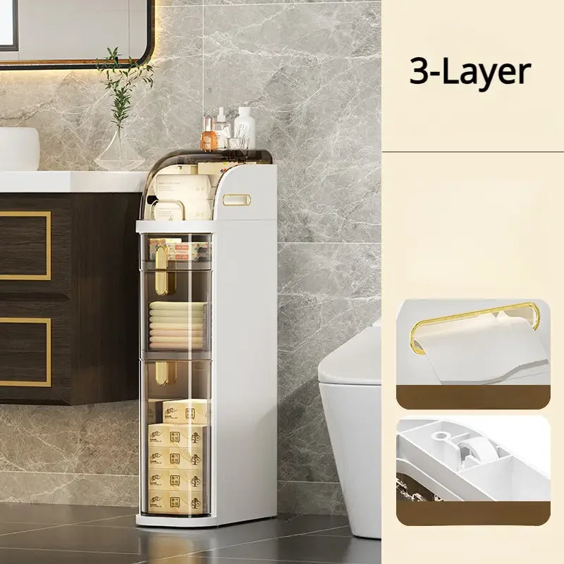 SMART Rolling Bathroom Cabinet