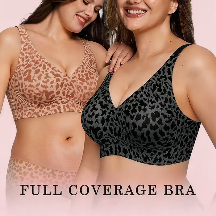 (1+1 FREE) Leopard FullCup Bra