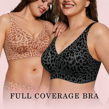 (1+1 FREE) Leopard FullCup Bra