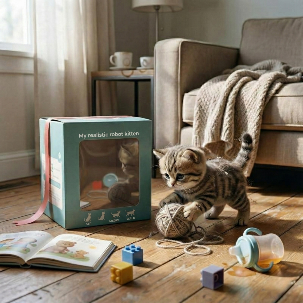 CozyReal Robot Kitten