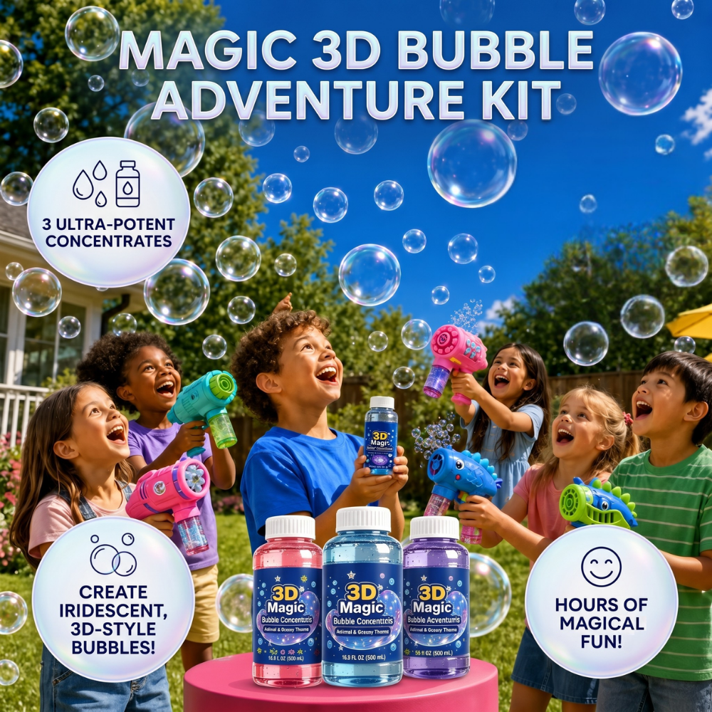 Magic 3D Bubble Adventure Kit