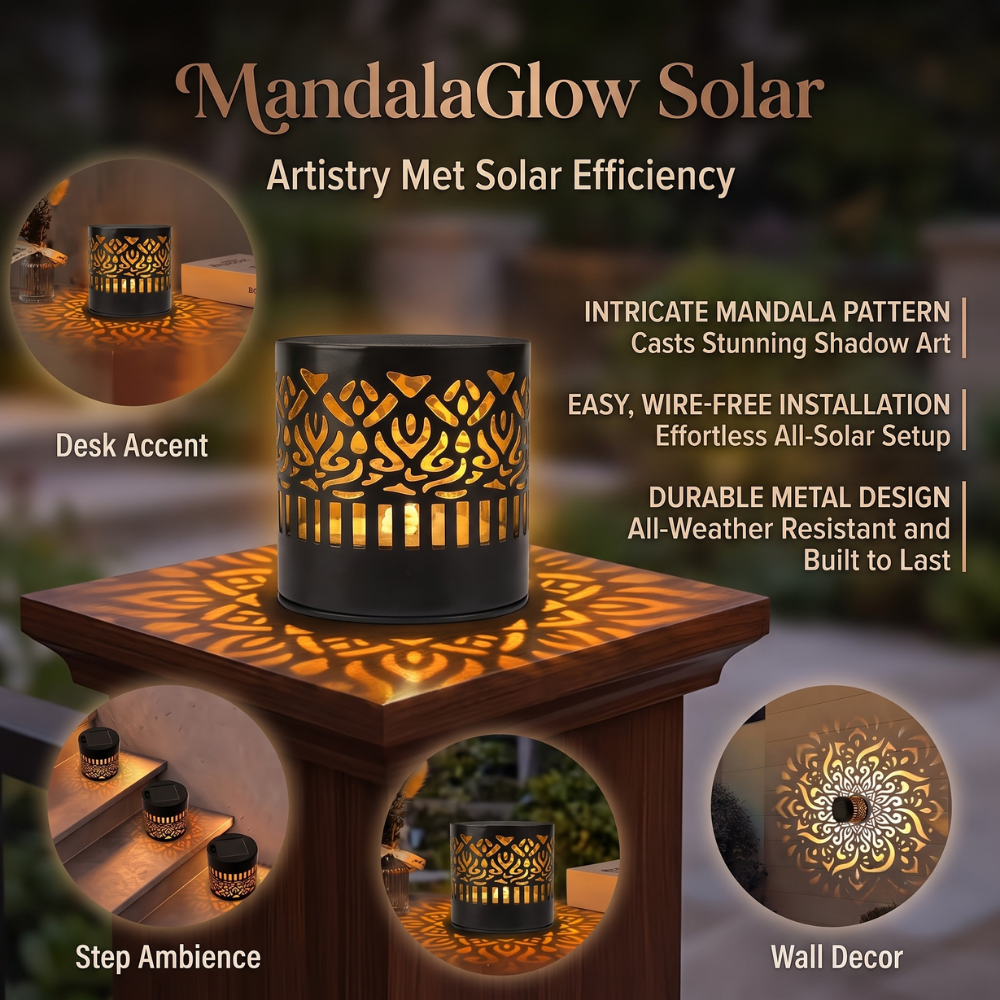 (1 + 1 Free) MandalaGlow Solar