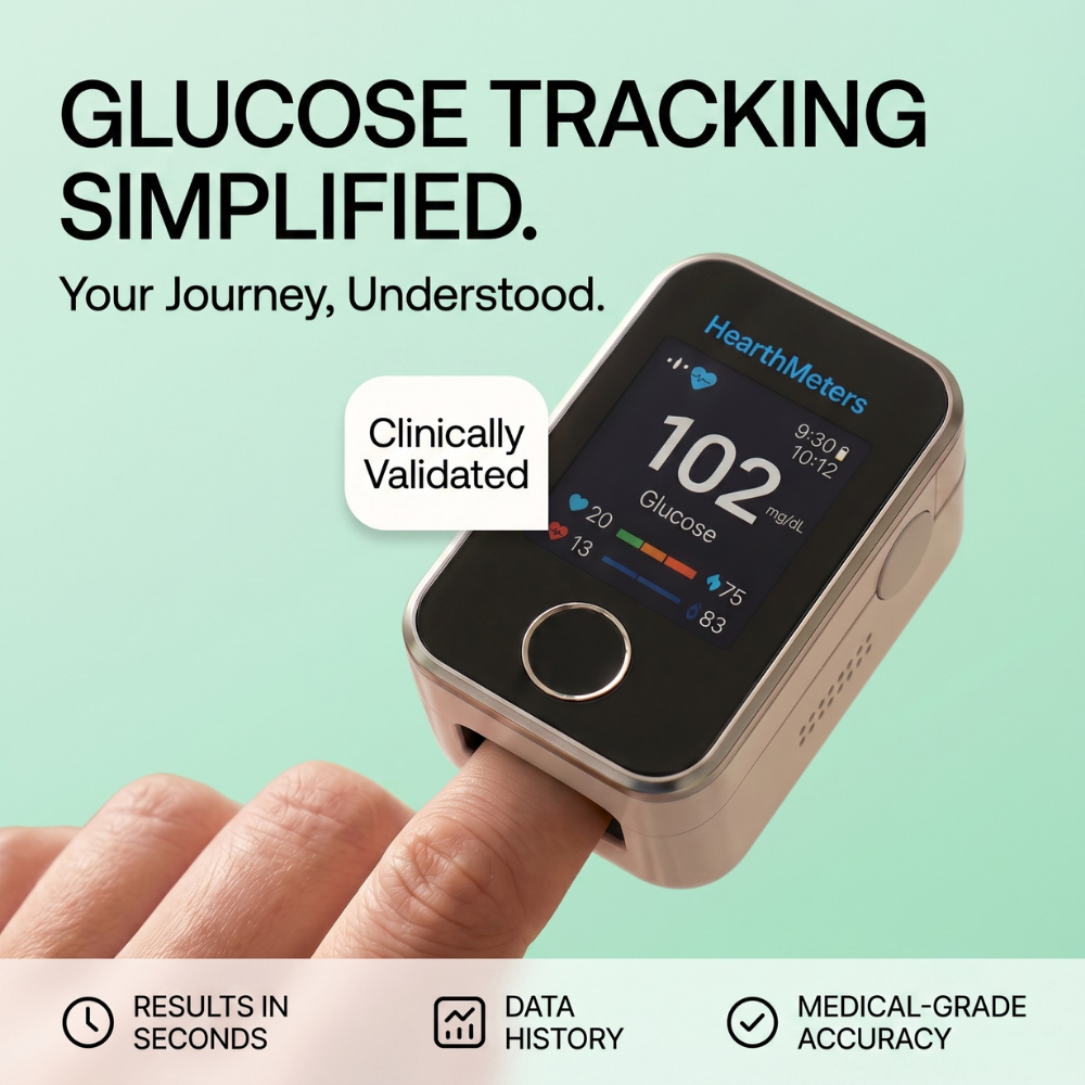 NEW 2.0 Non-Invasive Blood Glucose Monitor DE LUXE