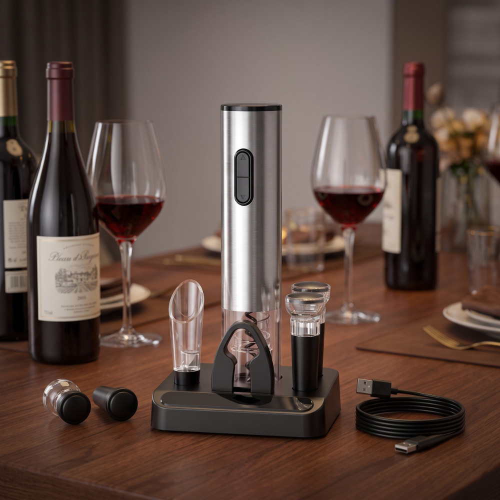 Rechargeable Electric Wine Bottle Opener