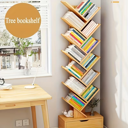Treewood Corner Bookshelf