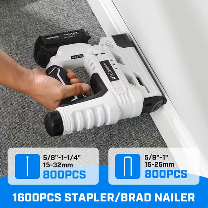 Cordless 2-in-1 Nail & Staple Gun (20V / 4V)