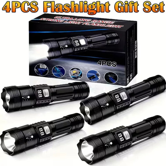 Brilliant Beam Flashlight (4 Pieces)